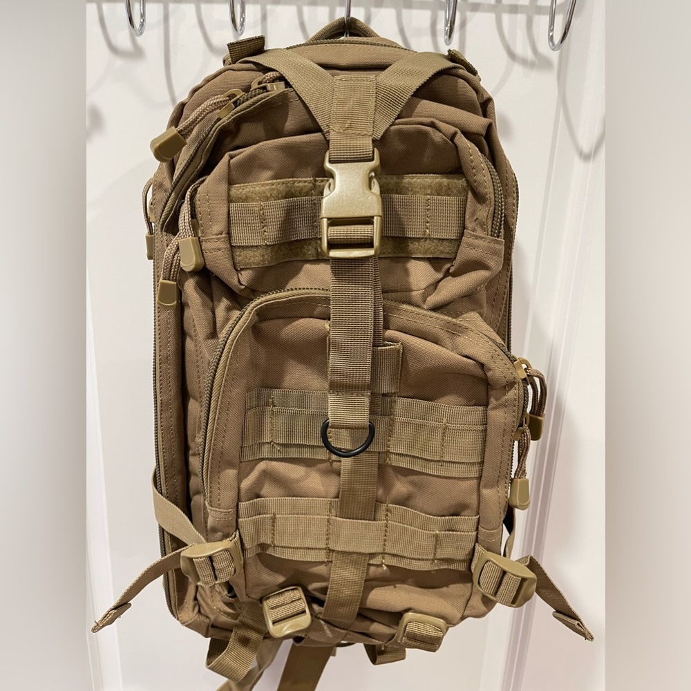 Condor Tactical Tan (FDE) Two-Strap Sling Bag